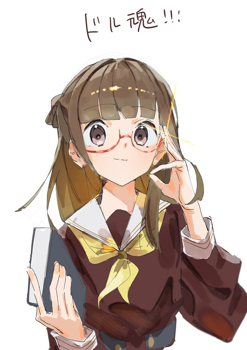 Love Live!、Love Live! 莲之空女学院学园偶像部、本居小铃 1名女孩 书 自信 莲之空女学院校服 手持