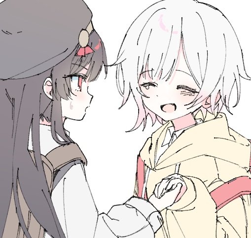 魔法少女的小镇审判、二阶堂博、樱庭绘麻 2名女孩 幼化 背包 包 黑发