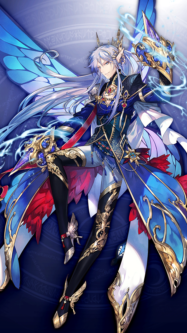 格林笔记、oberon (grimms notes)、oberon (tenkuu) (grimms notes) 1名男孩 举手 黑色靴子 蓝色大衣 蓝眼