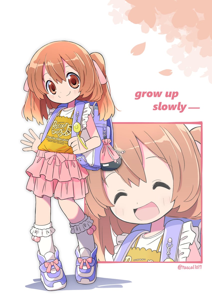 原创 1名女孩 :D 微笑 背包 包