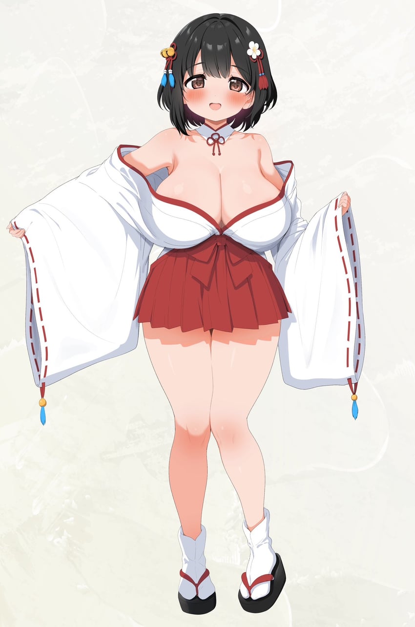 原创、乃乃香 1名女孩 铃铛 黑发 脸红 乳房