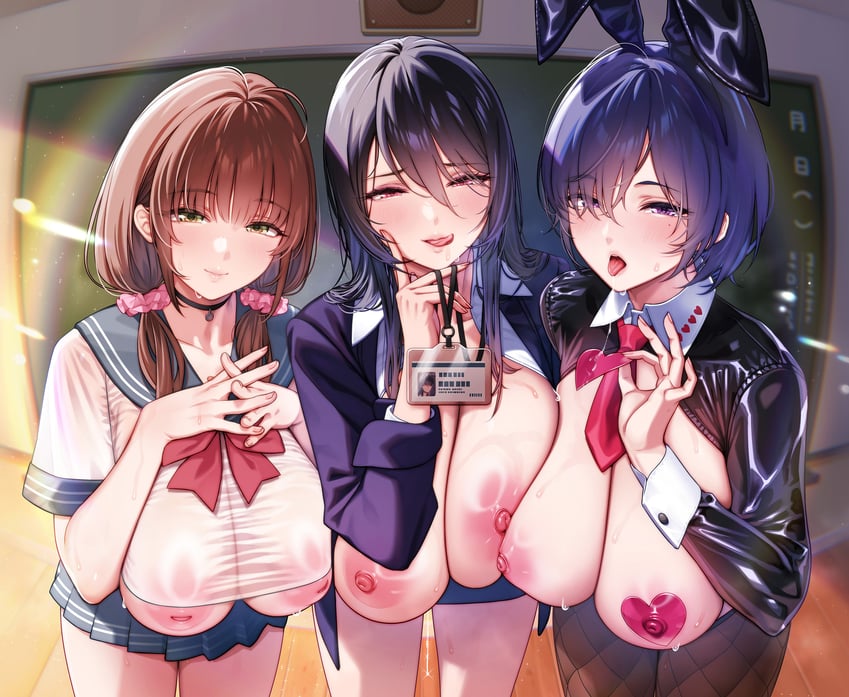 原创 脸红 长发 看向观众