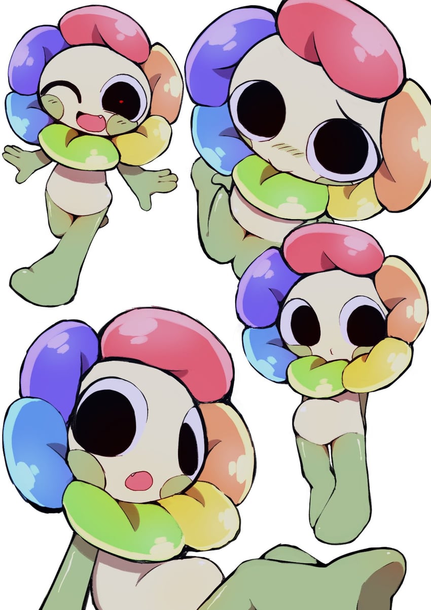 花花公子世界、罗布乐思、dandy (dandy's world) 1名男孩 :D 惊讶 微笑 手放在身体两侧