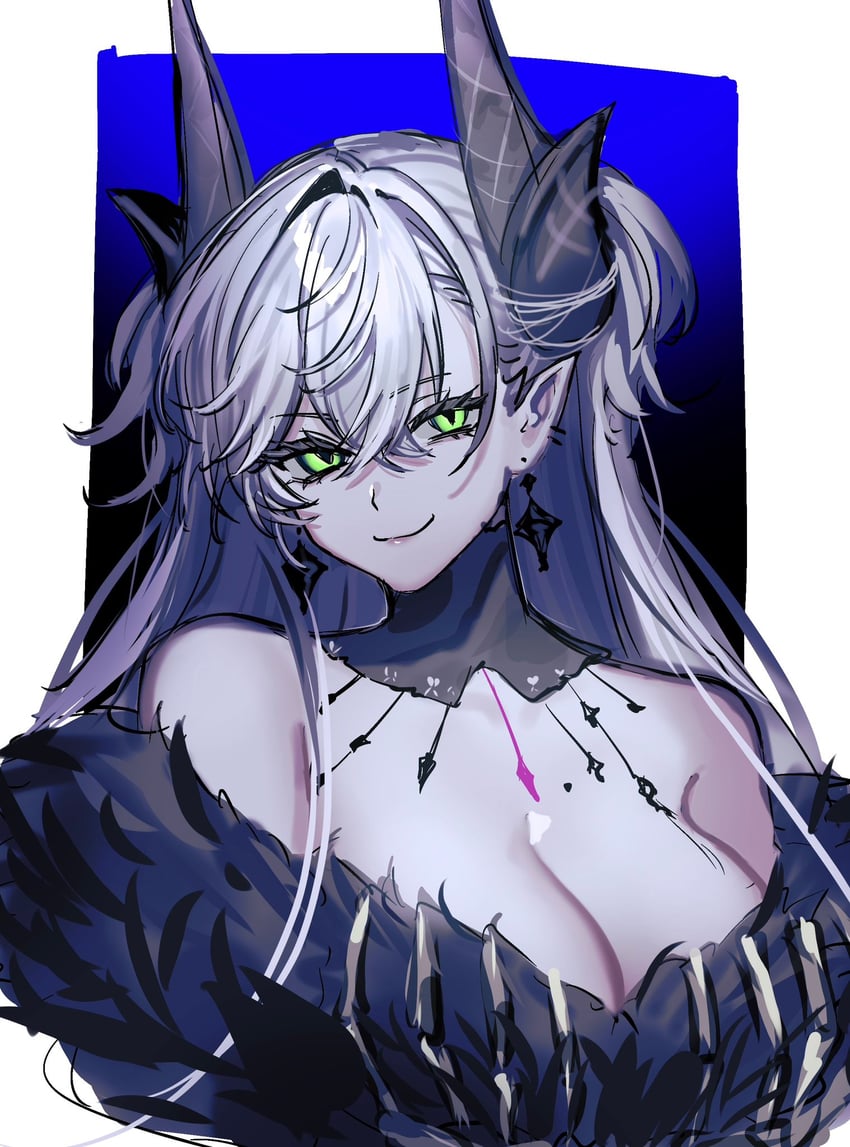 Fate/Grand Order、Fate系列、莉莉丝 (Fate) 1名女孩 露肩 身体纹路 乳房 项圈