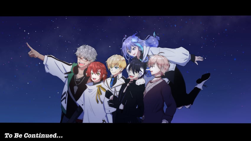 HOLOSTARS、阿兰德斯 (Holostars)、阿兰戴斯（第一套服装） 6个以上男孩 :D 兽耳 呆毛 黑色大衣