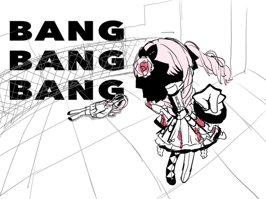Bang Bang Bang (bbpanzu)、世界计划、晓山瑞希 其他两人 不对称鞋履 开襟衫 连衣裙 钻头发