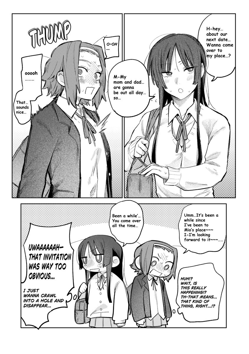 轻音少女、秋山澪、田井中律 2名女孩 包 西装外套 脸红 开襟衫