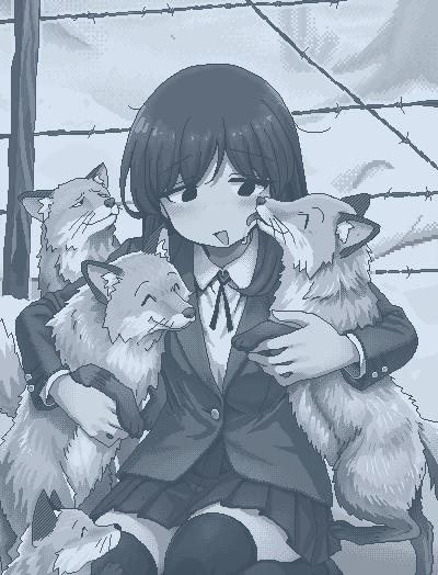 原创、筱畑幸惠 1名女孩 :D 动物 铁丝网 西装外套