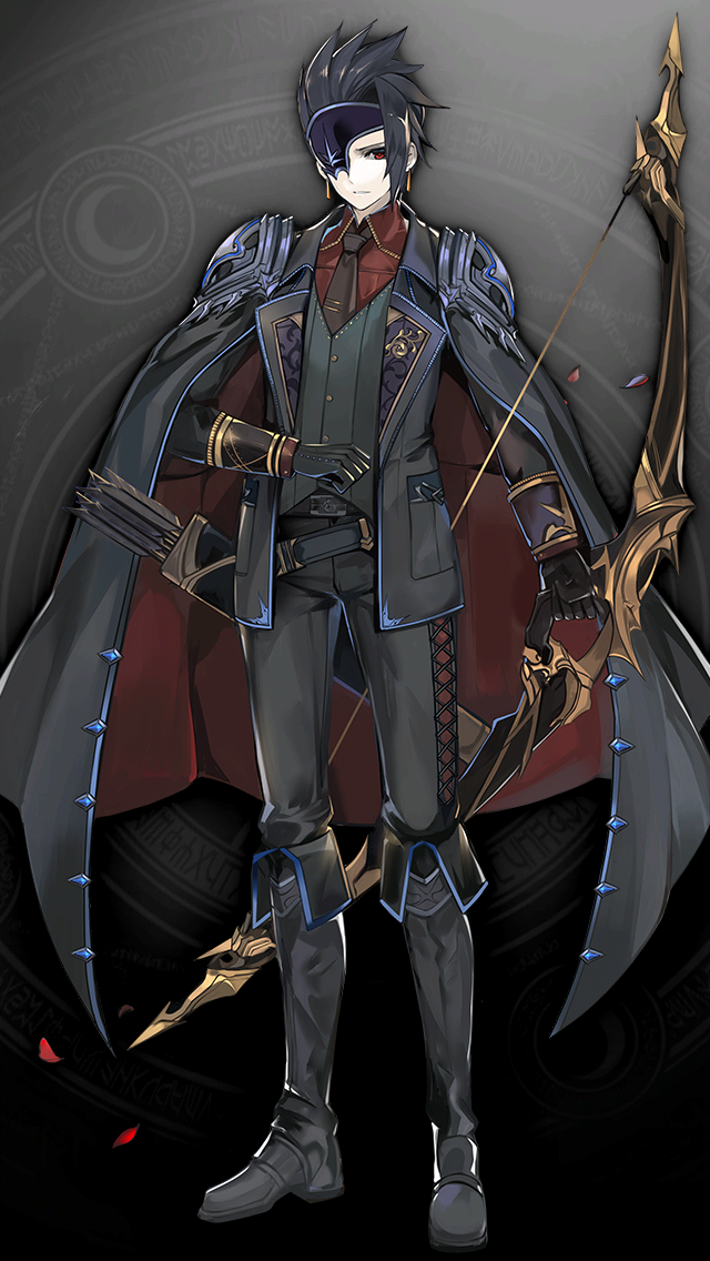 格林笔记、phantom (grimms notes)、phantom (shinigami) (grimms notes) 1名男孩 铠甲 箭 腰带 黑色皮带