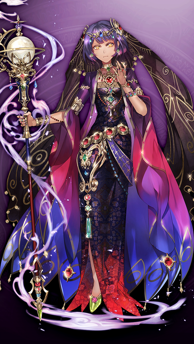 格林笔记、chaos badour (grimms notes) 1名女孩 黑色连衣裙 蓝色宝石 手链 闭嘴