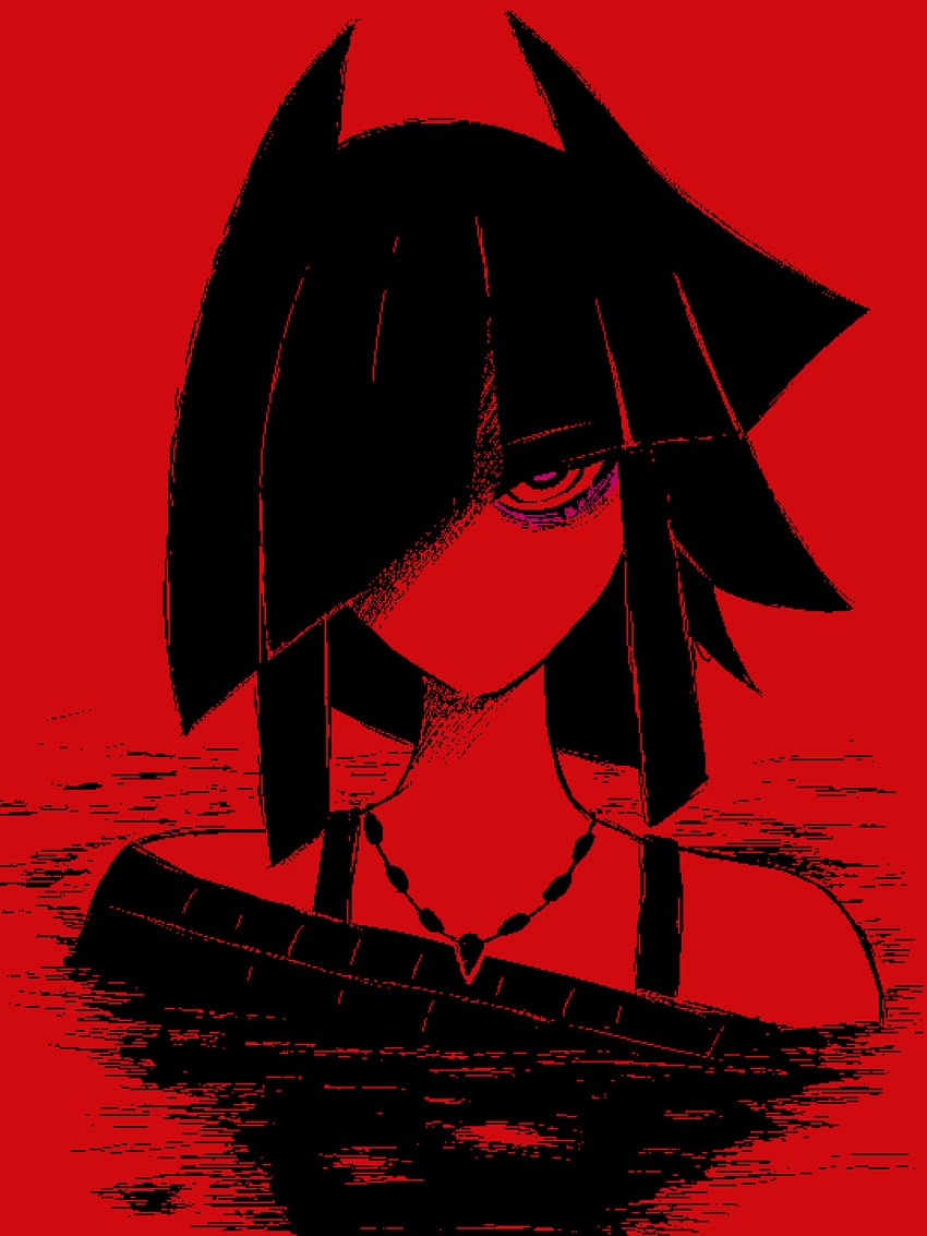 原创 1名女孩 @_@ 黑发 黑色毛衣 眼影