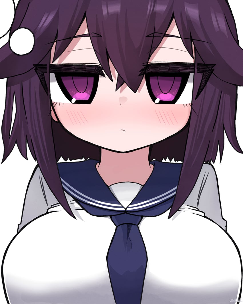 原创 1名女孩 脸红 乳房 无表情 蔑视眼/呆滞眼