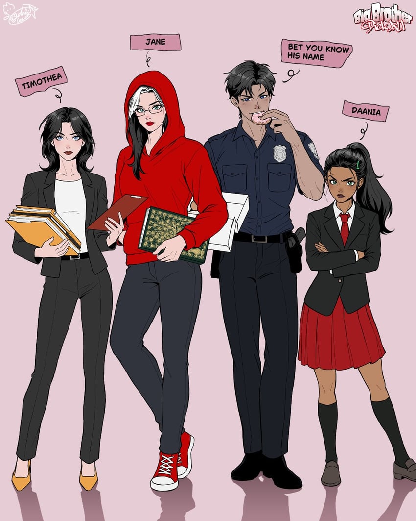 蝙蝠侠系列、DC漫画、达米安·韦恩 黑发 蓝眼 乳房 性转 性别转换(男变女)