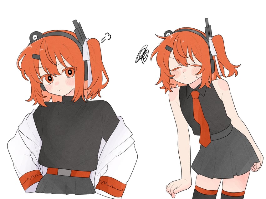 AI语音、UTAU、足立怜 替换服装 黑衬衫 闭眼 灰裙子 夹克