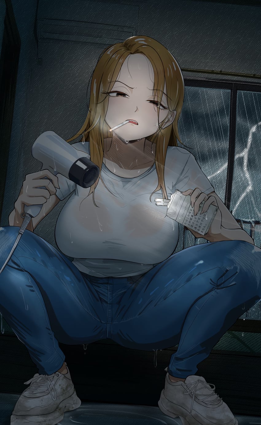 原创 1名女孩 恼怒 公寓 金发 乳房