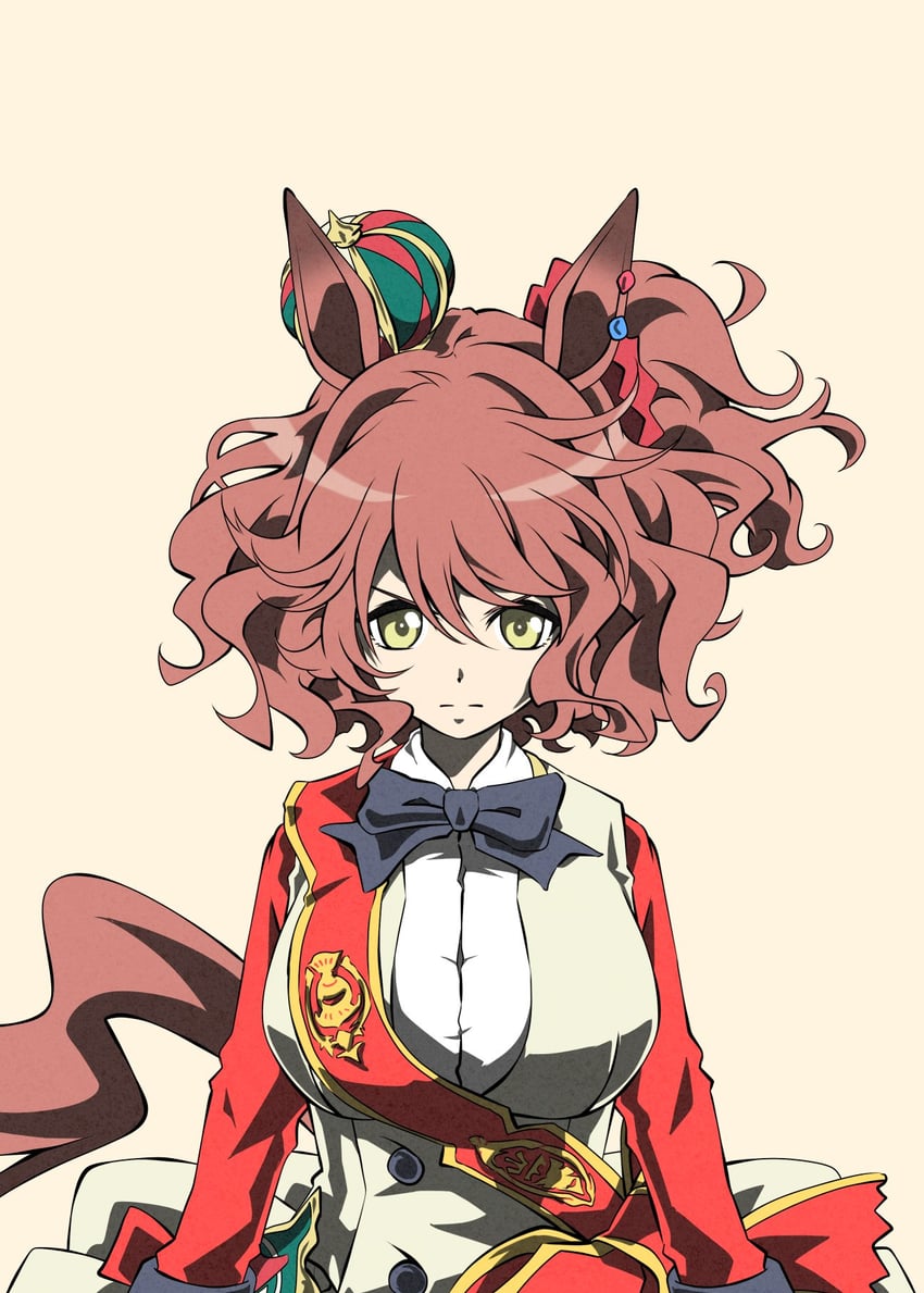 赛马娘、阿斯顿马酱 (Flare) (赛马娘)、阿斯顿马酱 (赛马娘) 1名女孩 兽耳 黑色蝴蝶结 黑色蝶形领结 蝴蝶结
