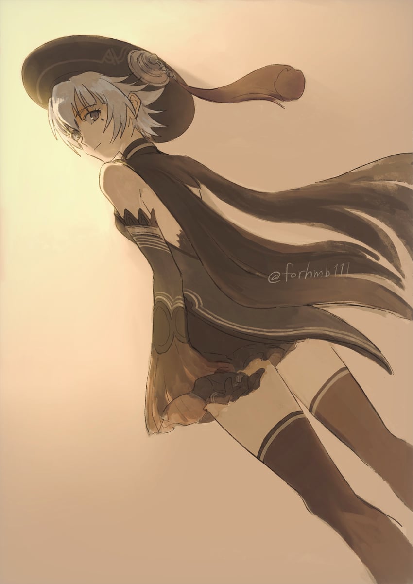 .hack//、.hack//Roots、.hack//：志乃 1名女孩 露背衫 逆光 露肩 黑色披肩