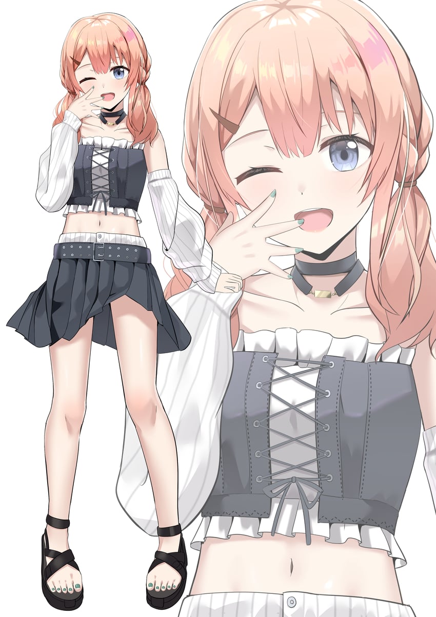 原创 1名女孩 :D 微笑 腰带 腰带扣