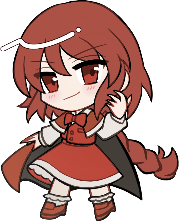 东方Project、东方Project (PC-98)、冈崎梦美 1名女孩 脸红 蝴蝶结 蝶形领结 辫子