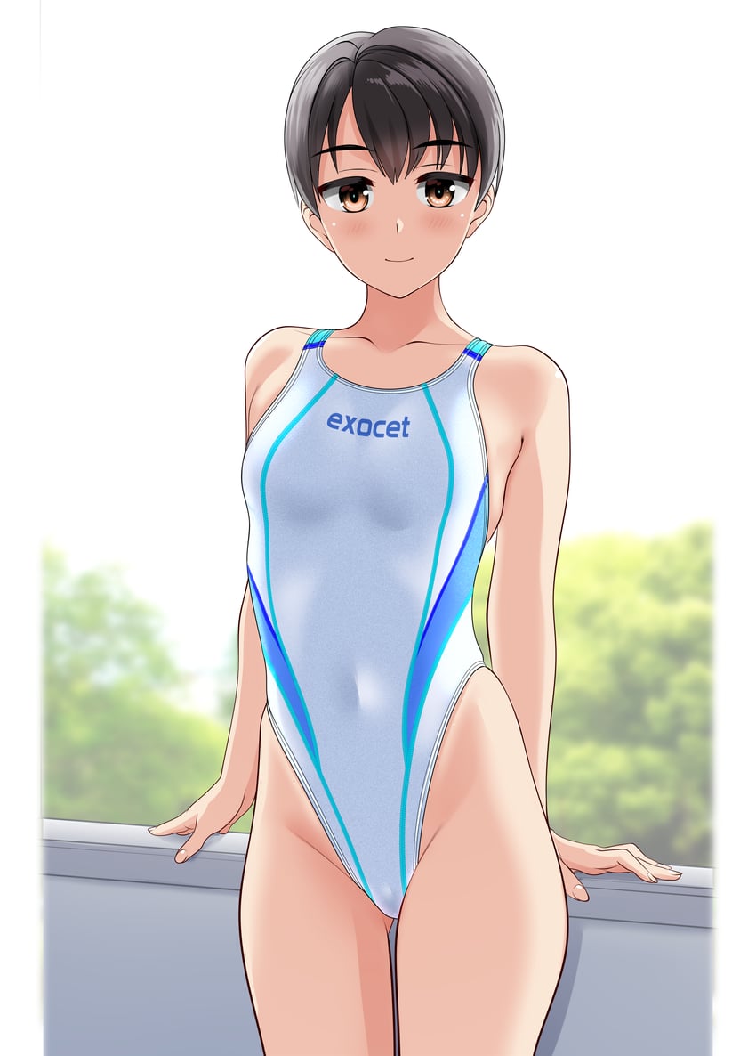 原创 1名女孩 大腿间可见臀部 黑发 乳房 棕眼睛