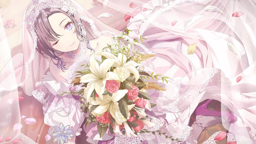 偶像大师、偶像大师 闪耀色彩、偶像大师 闪耀色彩 Song for Prism 1名女孩 露肩 黑袜 卷发 连衣裙