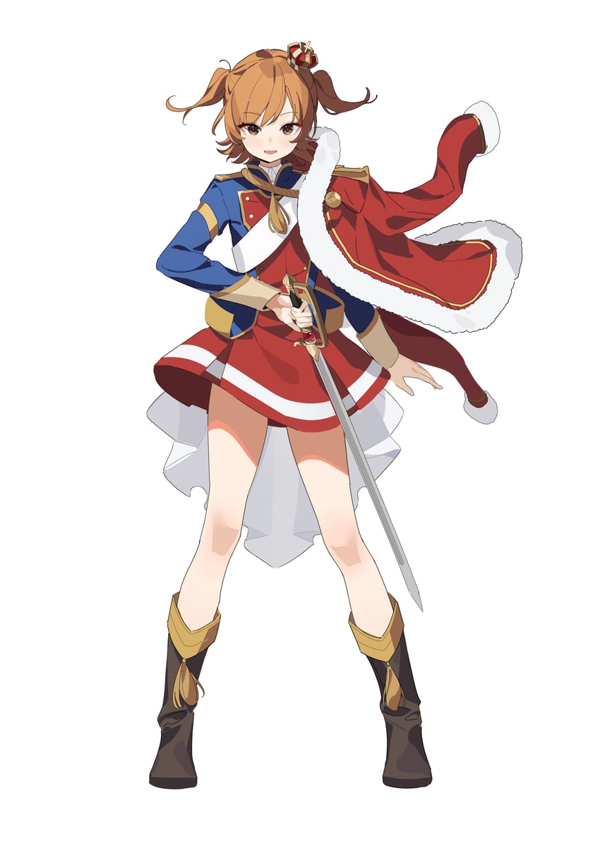少女☆歌剧 Revue Starlight、爱城华恋 1名女孩 饰绪 黑色靴子 蓝色夹克 靴子