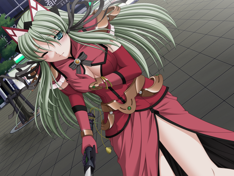 魔法战士 (系列)、mahou senshi elixir knights、elixir rose 1名女孩 2000年代风格 蓝眼 脸红 乳房
