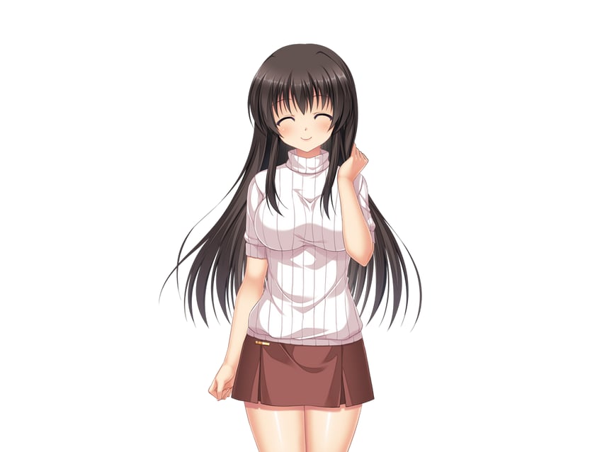 梦见颊！、mikami juri 1名女孩 微笑 黑发 脸红 乳房