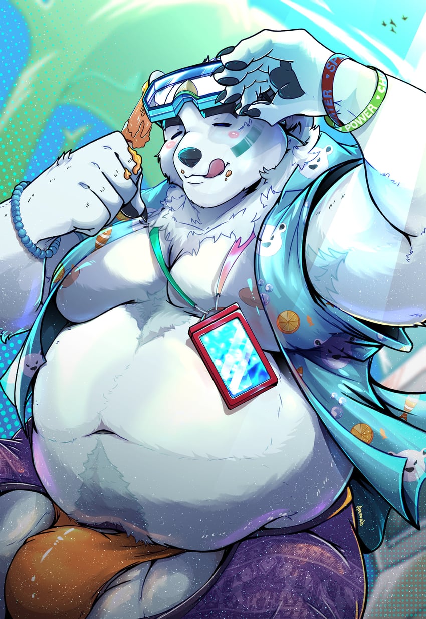 XXL Woofia、熊保罗 (XXL)、water-loving paul (xxl) 1名男孩 兽耳 蔷薇 熊男孩 熊耳
