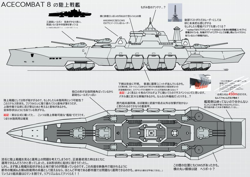 皇牌空战、皇牌空战8、原创 作者名 蓝图 (物体) 大炮 云 陆上舰