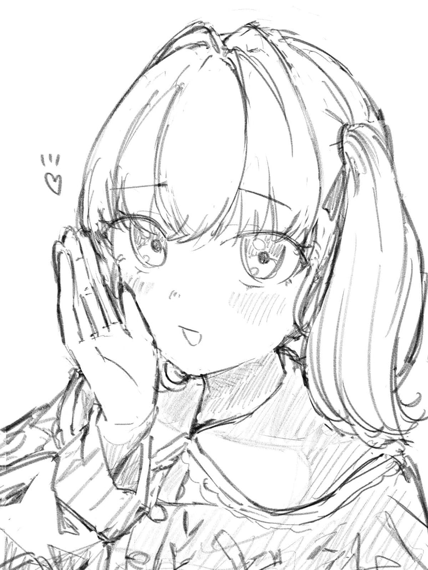 Love Live!、Love Live! 莲之空女学院学园偶像部、日野下花帆 1名女孩 脸红 开襟衫 有领衬衫 交叉绑带衣服