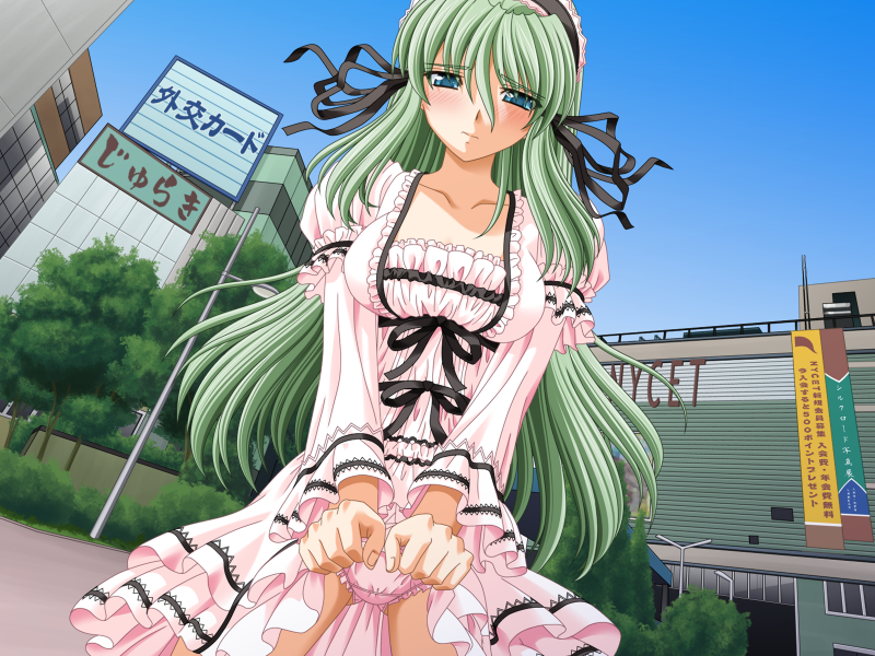 魔法战士 (系列)、mahou senshi elixir knights、kagashima itsuki 1名女孩 2000年代风格 蓝眼 脸红 闭嘴