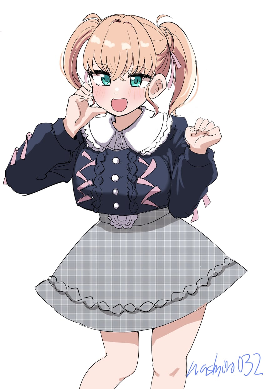 Love Live!、Love Live! 莲之空女学院学园偶像部、日野下花帆 1名女孩 :D 水色瞳 黑色针织衫 开襟衫