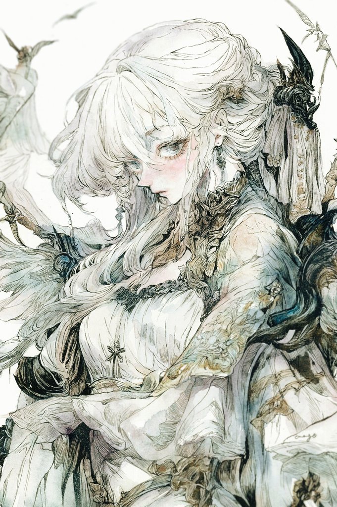 原创 1名女孩 脸红 胸部镂空 服装镂空 连衣裙
