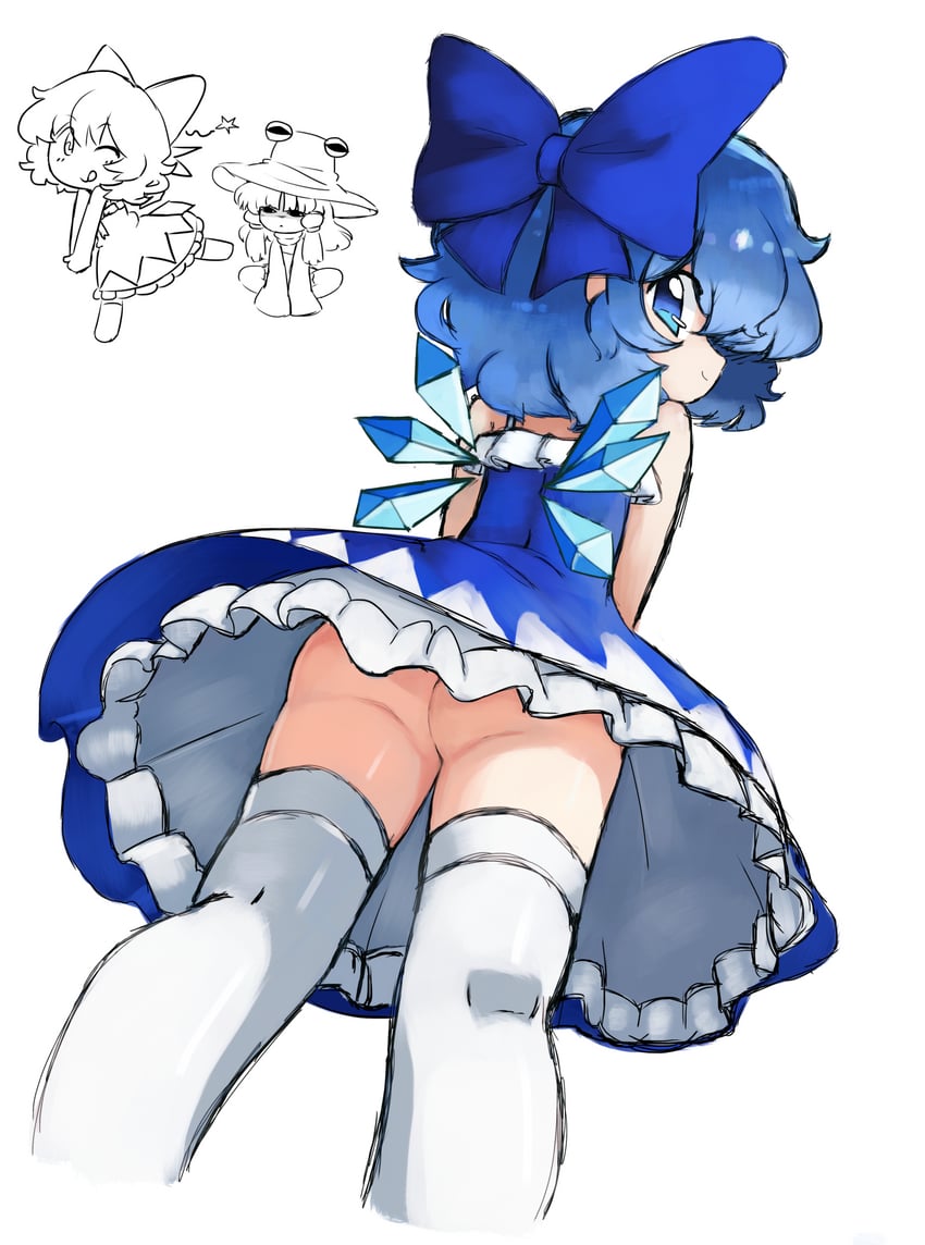东方Project、琪露诺、泄矢诹访子 2名女孩 :q ;q (表情) 眯眯眼 生气