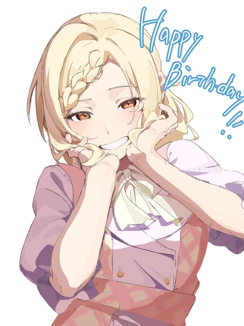 Love Live!、Love Live! 虹咲学园学园偶像同好会、给你的请求 1名女孩 :D 金发 辫子 编织刘海