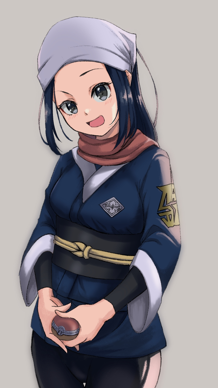 宝可梦、宝可梦传说：阿尔宙斯、小照 (宝可梦) 1名女孩 :D 黑瞳 黑裤子 黑饰带