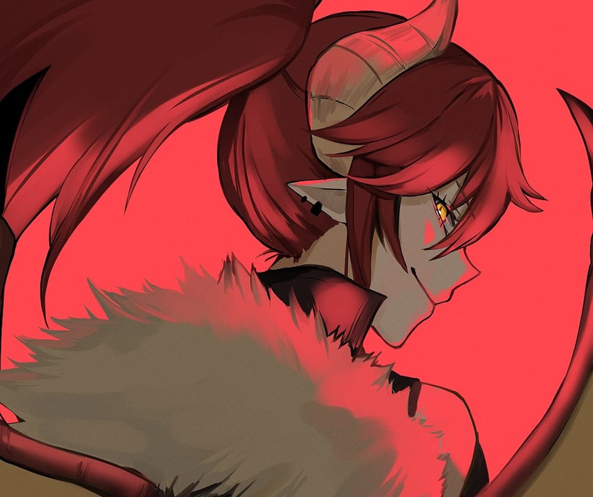VShojo、Zentreya、Zentreya (龙形态) 1名女孩 闭嘴 龙娘 龙角 龙翼