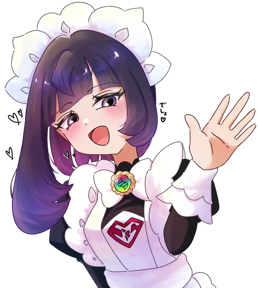 宝可梦、宝可梦传说：Z-A、希嘉娜 (精灵宝可梦) 1名女孩 围裙 黑色连衣裙 黑发 齐刘海