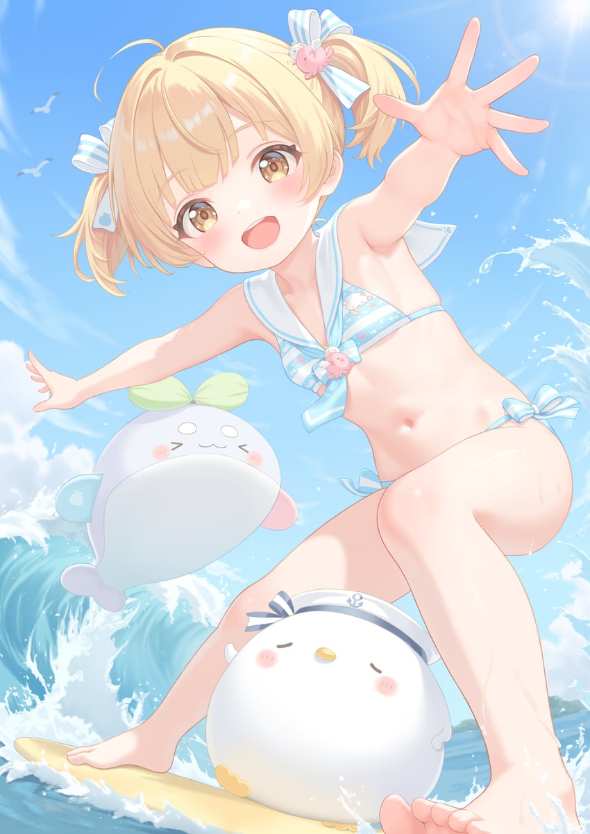 原创、南美伊 1名女孩 呆毛 腋下 裸臂 赤脚