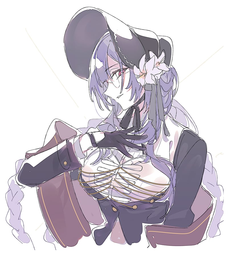 Fate/Grand Order、Fate系列、urd (fate) 1名女孩 黑色软帽 黑色手套 黑色夹克 软帽