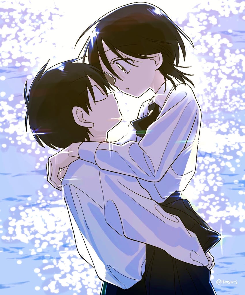 原创 1名男孩 1名女孩 黑发 情侣 眼神交流