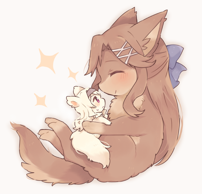 少女☆歌剧 Revue Starlight、西条克洛迪娜、天堂真矢 动物 动物焦点 长毛的动物 动物化 脸红