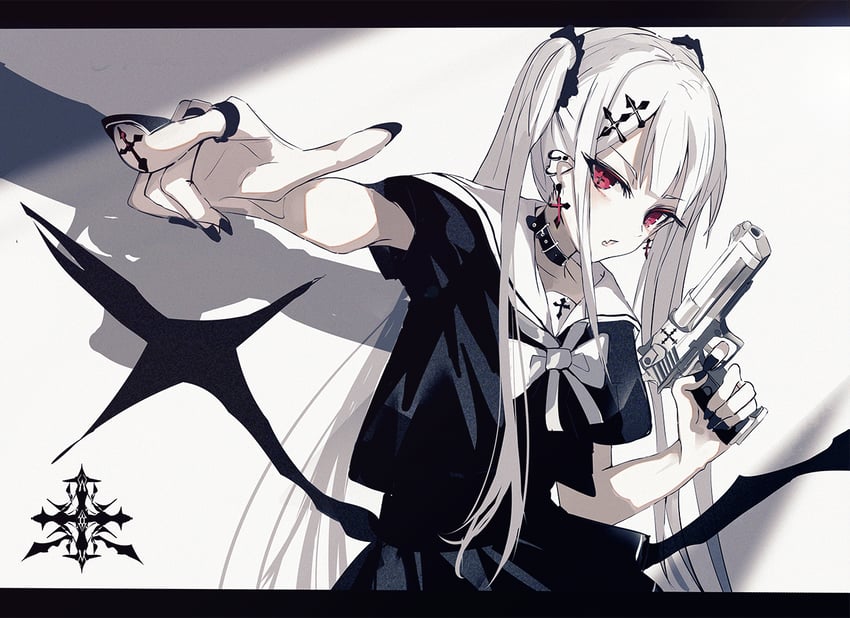 原创 1名女孩 腰带 皮带项圈 黑色皮带 黑领