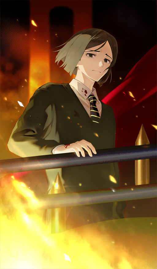 Fate/Grand Order、Fate/Zero、Fate系列 1名男孩 血 衣服上的血迹 波波头 有领衬衫
