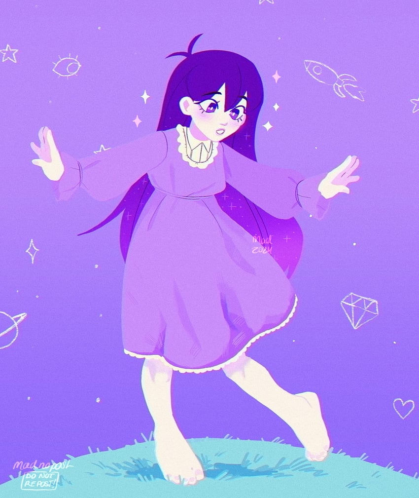 OMORI、Mari (Omori)、Mari (Omori) 1名女孩 2023年 替换服装 平行宇宙 呆毛