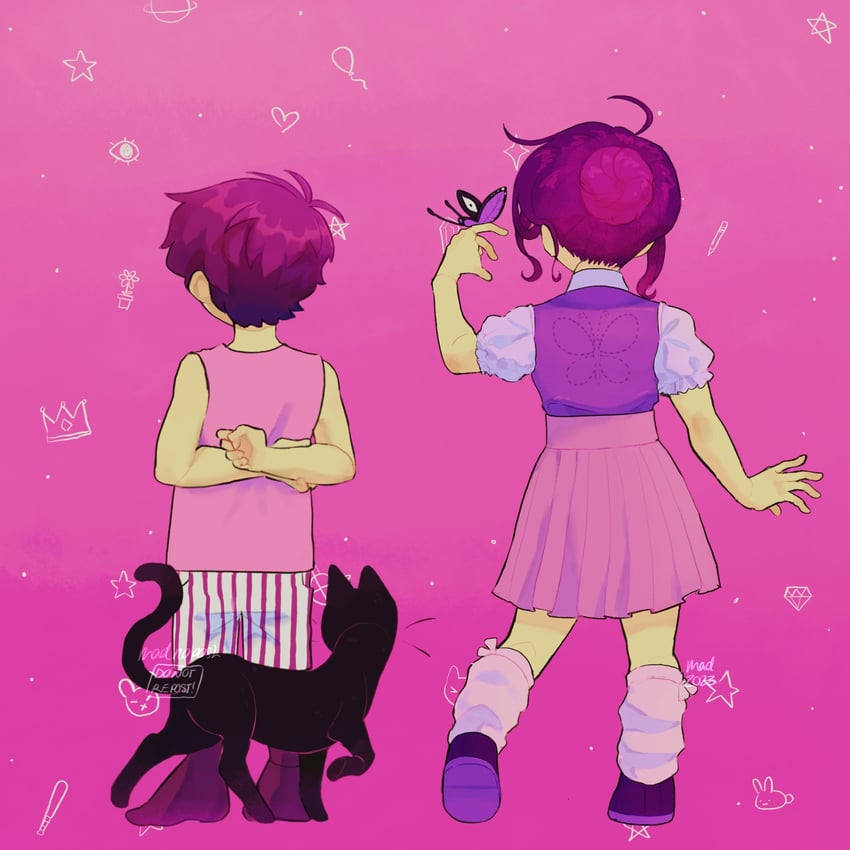 Omariposa、OMORI、Mari (Omori) 2023年 替换服装 异色皮肤 平行宇宙 作者名