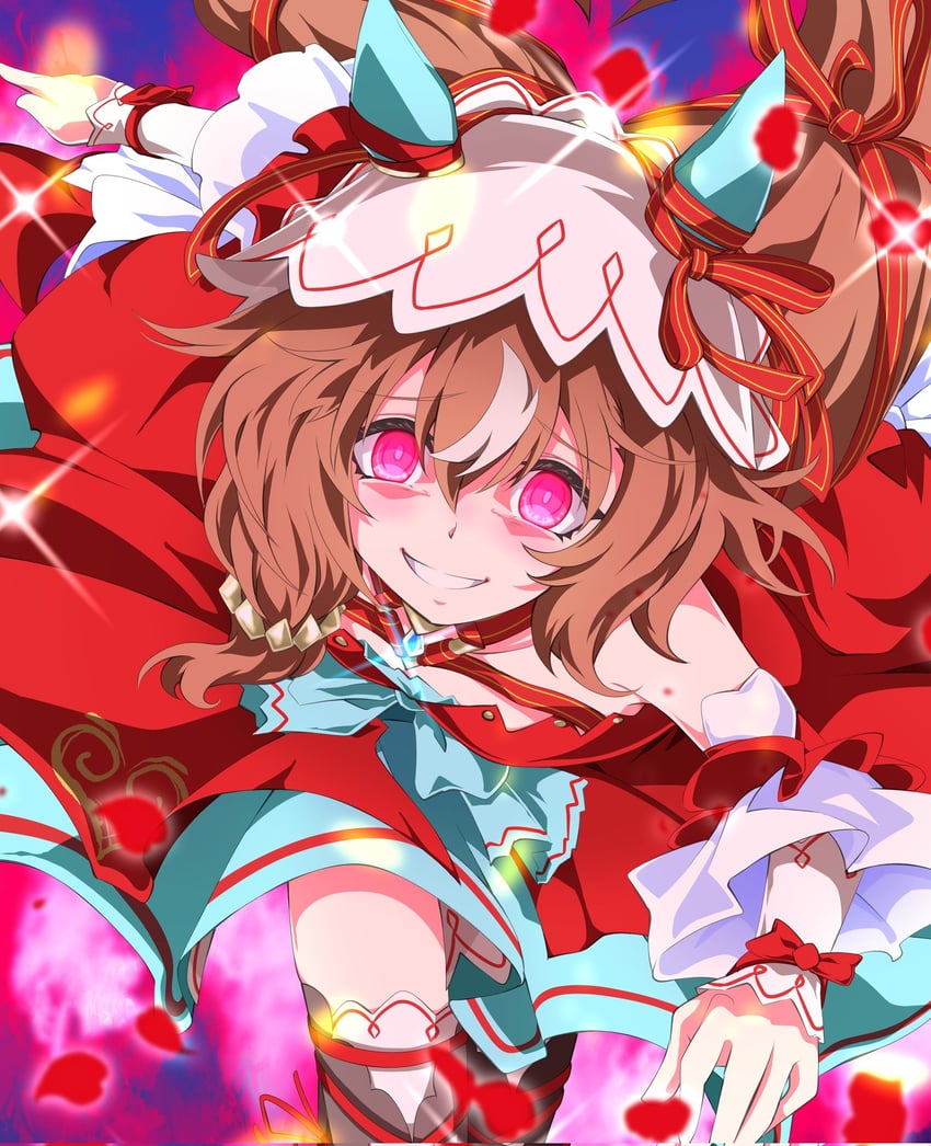 赛马娘、依然爱你 (绯红誓约) (赛马娘)、依然爱你 (赛马娘) 1名女孩 兽耳 黑色过膝袜 脸红 乳房
