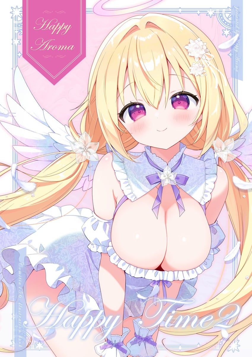 原创 1名女孩 露肩 金发 脸红 乳房