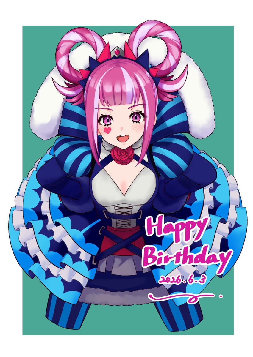 火焰纹章、火焰纹章 结合、奥尔坦希亚 1名女孩 生日 齐刘海 边框 牛仔镜头